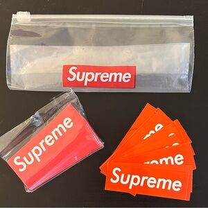 Supreme Red Party Stickers Lot